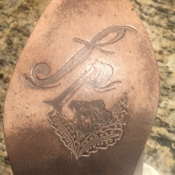 Free People Brady Natural Tan Leather Loafers Flats size 36/US 6 - Picture 14 of 15